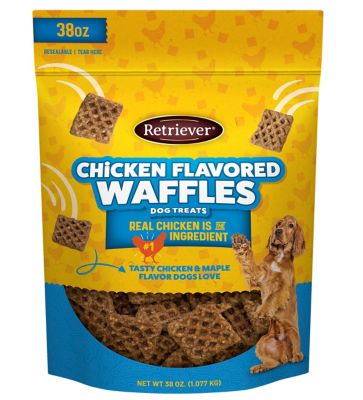 Retriever Chicken Waffle Jerky Dog Treats