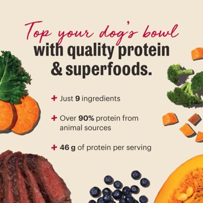 Image showing  Wholemade Grain Free Dehydrated High Protein Beef Topper 12 oz. bag