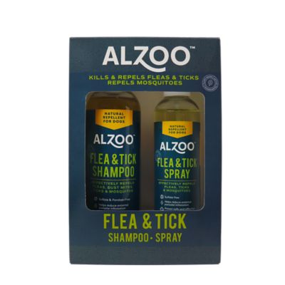Alzoo Flea & Tick Shampoo and Spray Kit