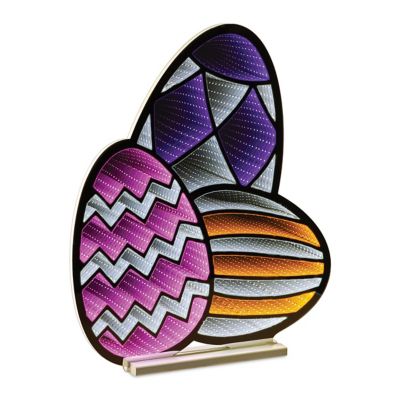 Melrose International Easter Egg x3 Ekkolight 23.5 in. H
