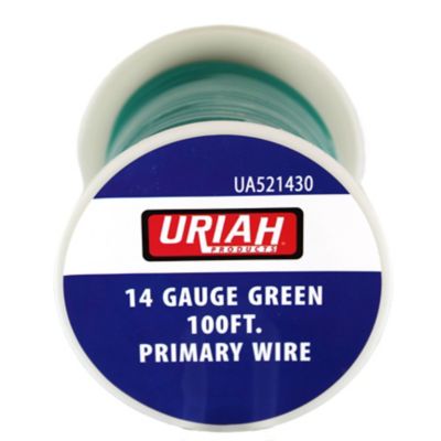 Uriah Products Wire 14 AWG Stranded 100 ft., Green