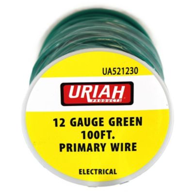 Uriah Products Wire 12 AWG Stranded 100 ft., Green
