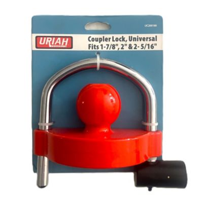 Uriah Products Coupler Lock, Universal, Fits 1-7/8, 2 & 2-5/16 in. Couplers