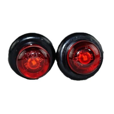 Uriah Products Marker Light LED 3/4 in. Diameter Red with Grommet & Wire, 6 pk.