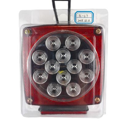 Image showing  Stop/Tail/Turn light, Clear LED, Street Side with License light