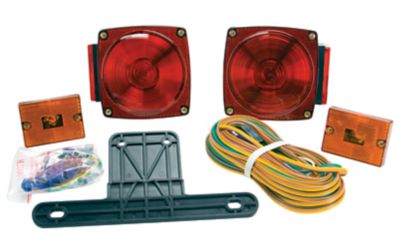 Uriah Products Light Kit Under for Trailer under 80 in Wide with Lights Harness Reflection
