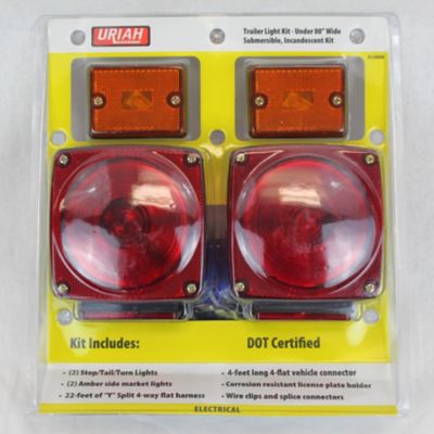 Image showing  Light Kit Under for Trailer under 80 in Wide with Lights Harness Reflection