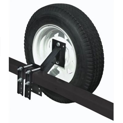Image showing  Universal Tongue Mounted Spare Tire Carrier, 4 or 5 Lug