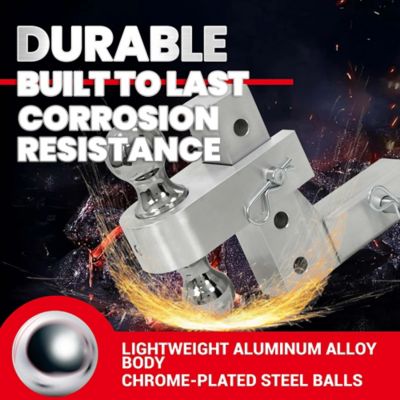 Image showing  Ball Mount, Aluminum Economy Version 6 in. drop for 2 in. Receiver