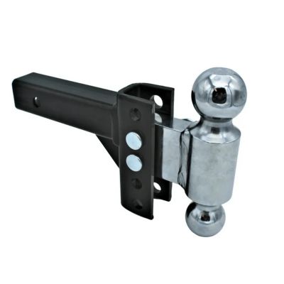 Image showing  Steel-Tow Ball Mount, Adjustable Dual Ball 2 & 2-5/16 in., 5 in. Drop