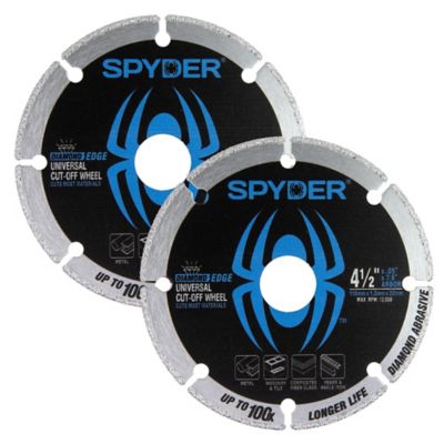 Spyder 4.5 in. Diamond Cut-Off Wheel, 2 pk.