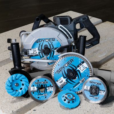 Image showing 5 th Spyder 4-1/2 in. Wet/Dry Segmented Diamond Saw Blade