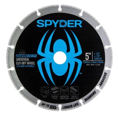Spyder 5 in. Diamond Cut-Off Wheel
