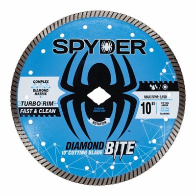 Spyder 10 in. Wet/Dry Turbo Diamond Saw Blade