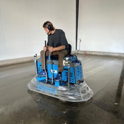 Image showing  Ride on Power Trowel, 36-in., High Rider, Honda GX690, Manual Steer