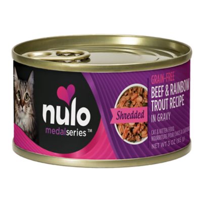Nulo MedalSeries: Shredded Beef & Rainbow Trout Recipe Wet Cat Food