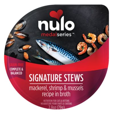 Nulo MedalSeries: Signature Stews Mackerel, Shrimp & Mussels Recipe Wet Cat Food