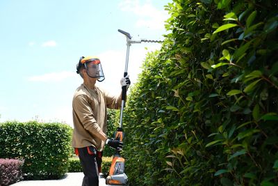 Image showing  60V 21 in. Extended Reach Hedge Trimmer 48 in., Tool Only