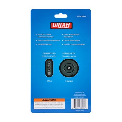 Image showing  4-Flat to 7-Blade Connector Vehicle Wiring Kit