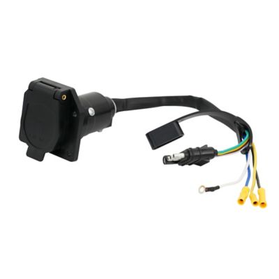 Image showing  4-Flat to 7-Blade Connector Vehicle Wiring Kit