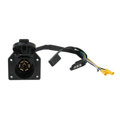 Image showing  4-Flat to 7-Blade Connector Vehicle Wiring Kit