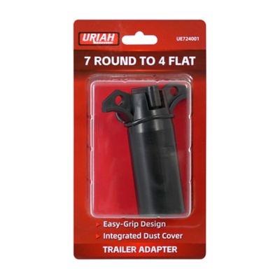 Uriah Products 7-Pole Round to 4-Flat Adapter