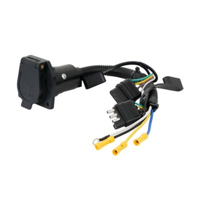 Image showing  4-Wire Flat to 7-RV Blade and 4-Wire Flat Combo Connector