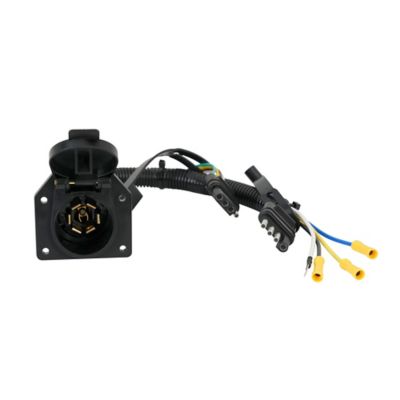 Image showing  4-Wire Flat to 7-RV Blade and 4-Wire Flat Combo Connector