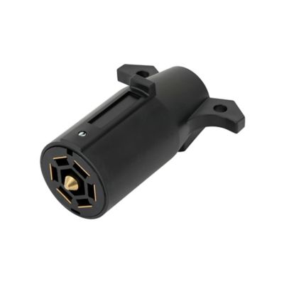 Image showing  7-Blade RV Plastic Connector with Trailer Side Plug