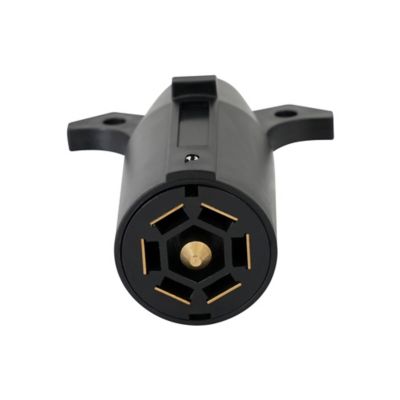 Image showing  7-Blade RV Plastic Connector with Trailer Side Plug