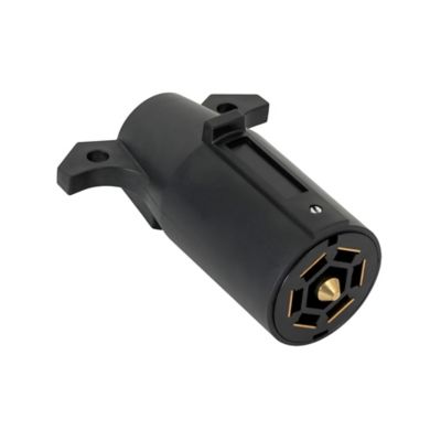 Image showing  7-Blade RV Plastic Connector with Trailer Side Plug