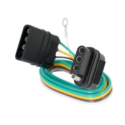 Image showing  36 in. 18 ga. 4-Flat Wire Extension with Ground