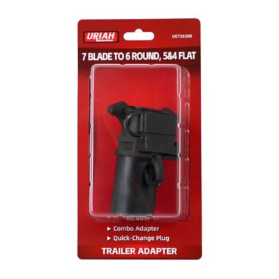 Uriah Products 7-Blade RV to 6-Round, 5- and 4-Flat Combo Adapter