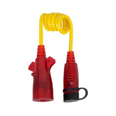 Image showing  7-Blade RV to 4-Flat Flex Wire Adapter with Illumination