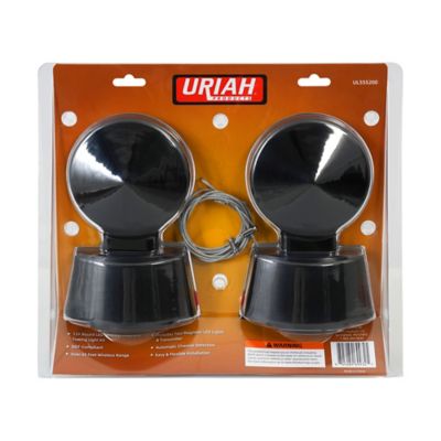 Image showing 1 th Uriah Products 12V Round LED Wireless Magnetic Towing Light Kit