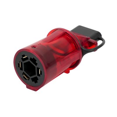 Image showing  7-Blade RV to 4-Flat Illuminated Adapter