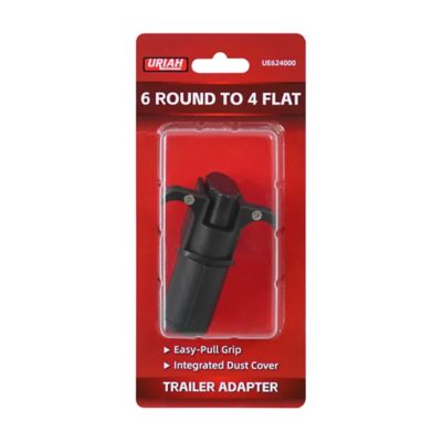 Uriah Products 6-Pole Round to 4-Flat Adapter
