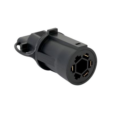 Image showing  7-Blade RV to 4-Flat Adapter with LED Test Lights