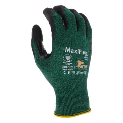 Image showing  MaxiFlex Cut ANSI 2 Premium Nitrile Coated Outdoor and Work Glove with Touchscreen, 3 pk.