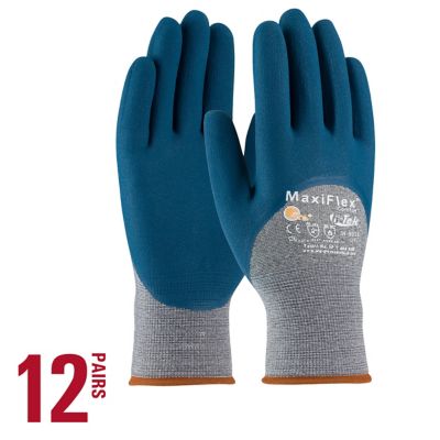 ATG MaxiFlex Comfort Nitrile Coated Multi-Purpose Glove with Cotton Liner, 12 pk.
