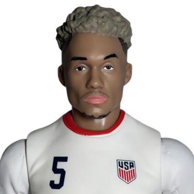 Image showing  Sockers USMNT Antonee Robinson 8" Collectible Soccer Action Figure