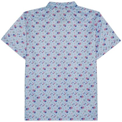 Image showing  Americana Fireworks Graphic Polo