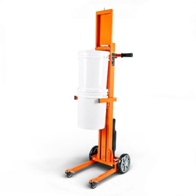 SuperHandy Electric Pail Lift, 220 lb. Capacity for 5 gal. Buckets, 48V 2Ah Battery Powered Lifter, Lightweight Portable Design