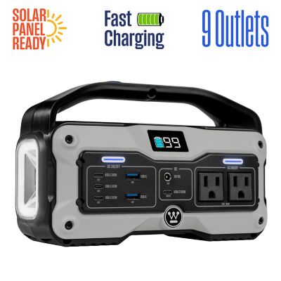 Westinghouse 400W 275Wh Lithium-Ion Portable Power Station with LED Display and Flashlight