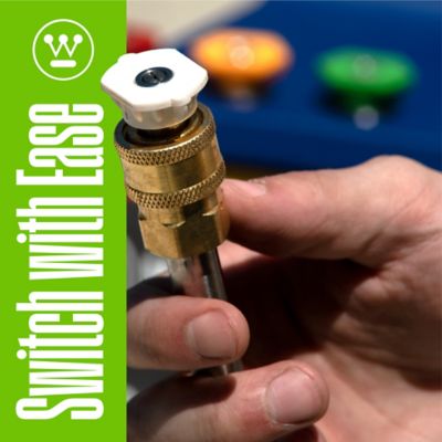 Image showing  5 pc. Quick Connect Pressure Washer Nozzle Kit, 1/4 in. Universal Fit for Gas & Electric Pressure Washers