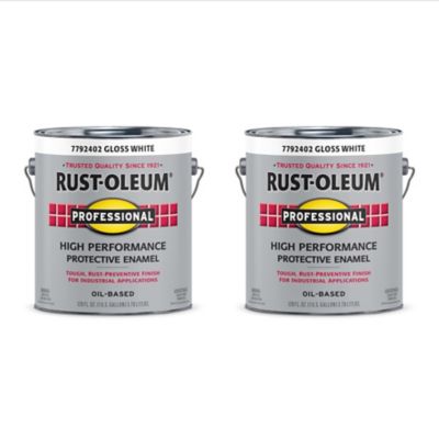 Rust-Oleum Professional High Performance Protective Enamel, Gloss, 2 pk.