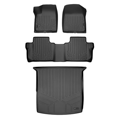 SMARTLINER 2 Rows Custom Fit Floor Liners Compatible with 2014-2022 Chevrolet Trax, Gasoline