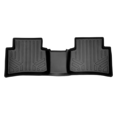 SMARTLINER 2 Rows Custom Fit Floor Liners Compatible with 2012 Ford F350 SuperCrew, Gasoline, Carpet, Raised Footrest,
