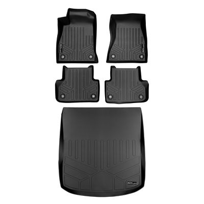SMARTLINER 2 Rows Custom Fit Floor Liners Compatible with 2019-2024 Nissan Armada, Gasoline