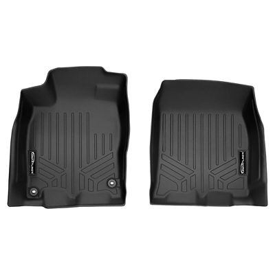 SMARTLINER 2 Rows Custom Fit Floor Liners for 2018-2023 Chevrolet Traverse 8 Passenger, Gasoline, 2nd Row Fits Bench Seats